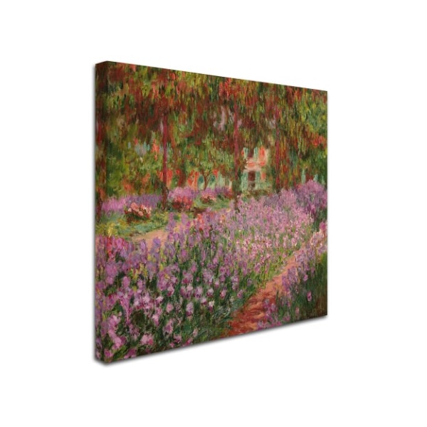 Claude Monet 'The Garden At Giverny' Canvas Art,24x24
